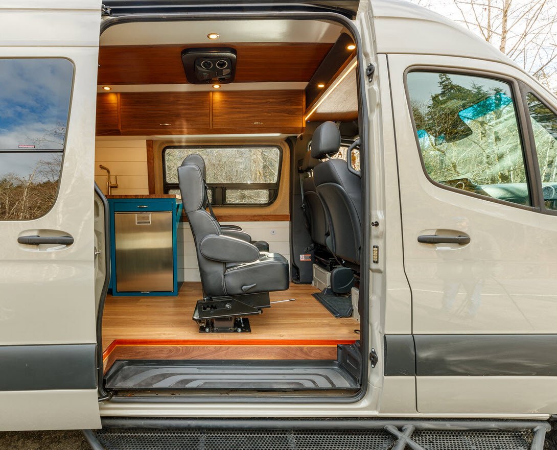 Cargo Van Dual Captain Chair Solution FMVSS Tested