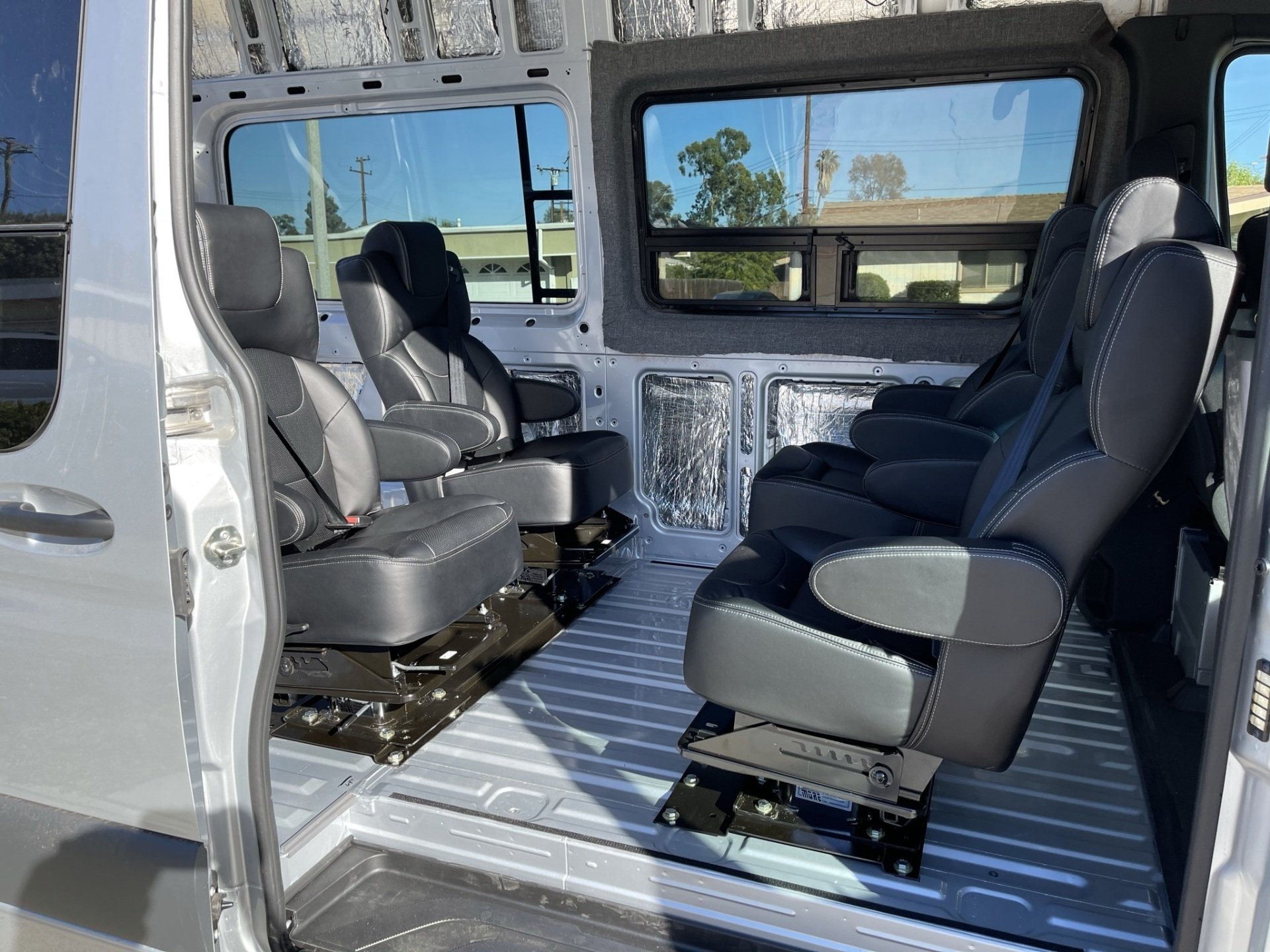 Cargo Van Dual Captain Chair Solution FMVSS Tested