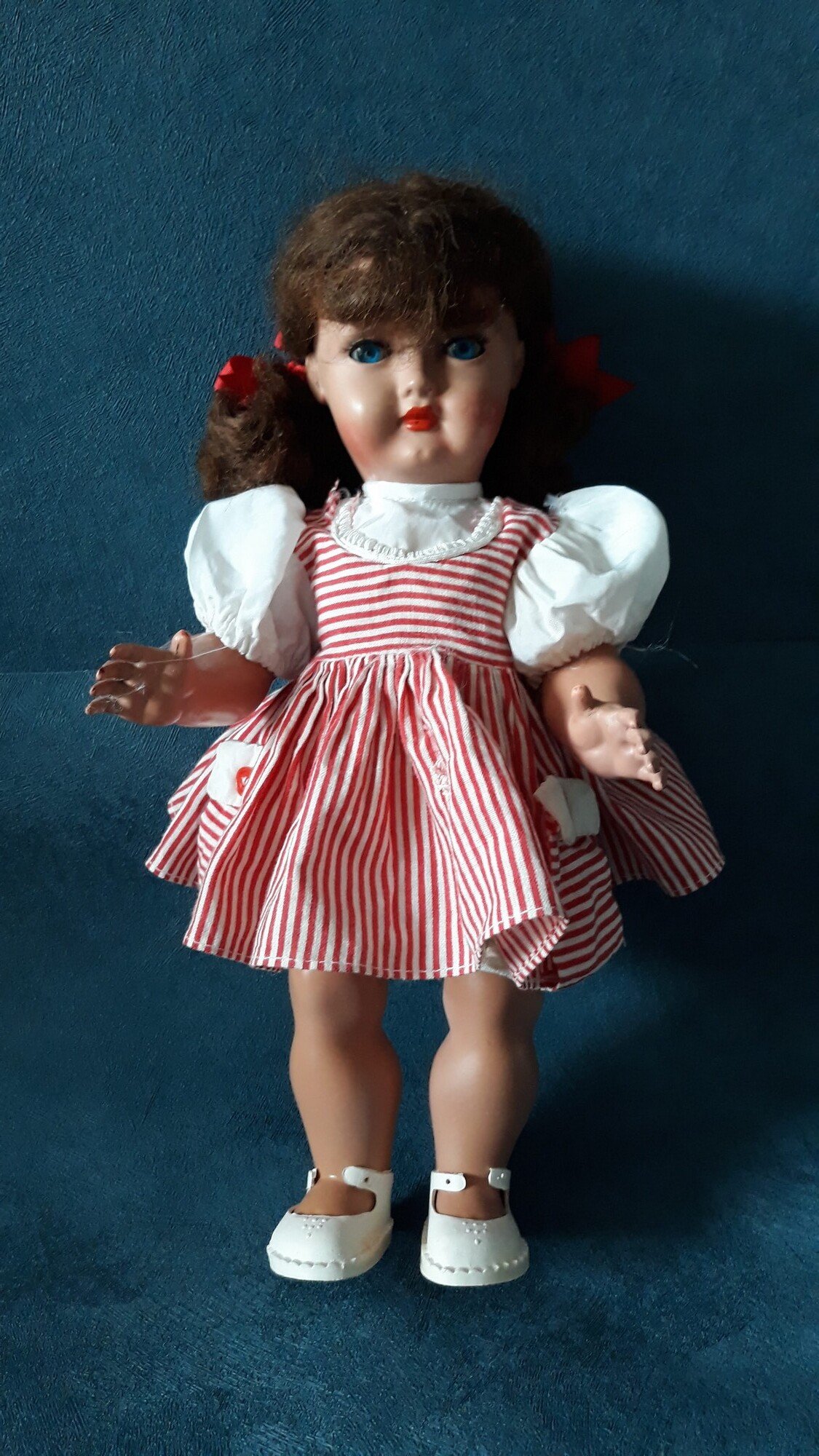 Tête de poupée Schildkrot vintage, tête de poupée allemande en celluloïd, marque de tortue pour la taille 20, vers 1920, Allemagne, tour de tête 7,6 cm - France
