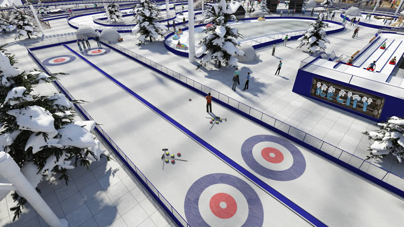 Radisson Curling Rink Ice Hockey & Curling Ice Rink Hire