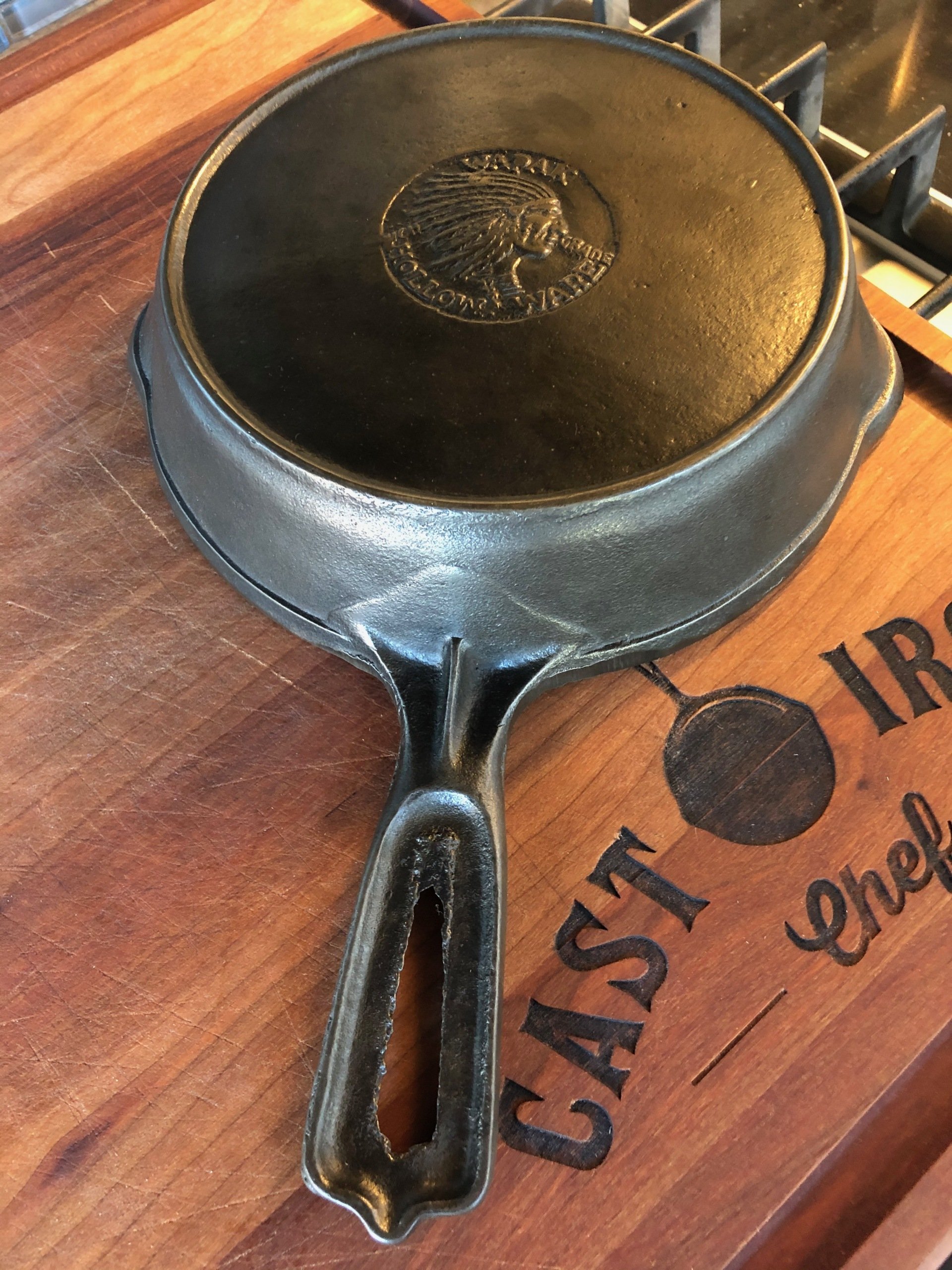 My Wapak Indian Head Cast Iron