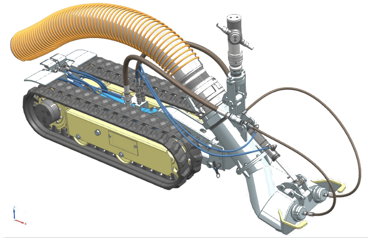Industrial Cleaning Robot Machine Design