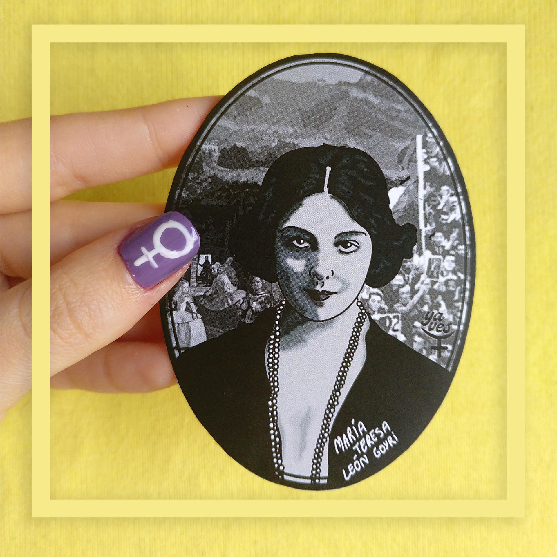 Pegatinas Feministas Diseñadas Por Estudiantes De La Facultad De Bellas