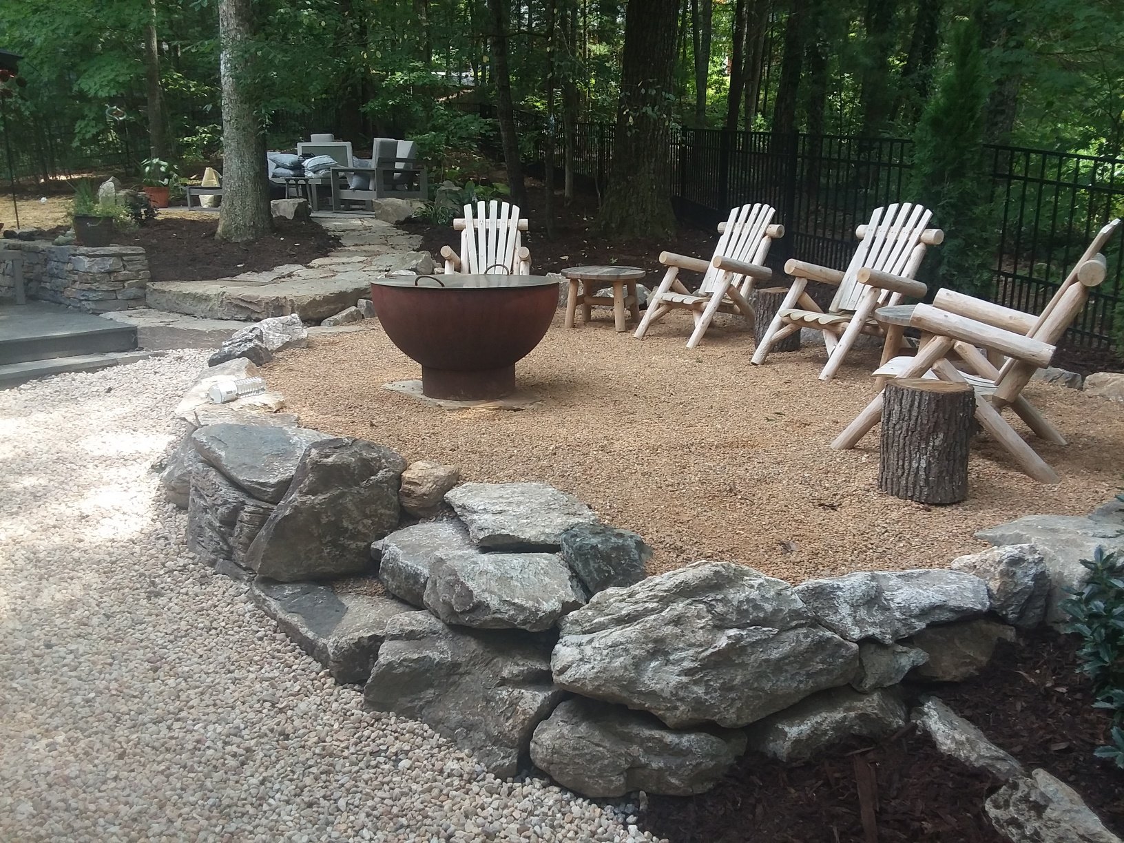 Asheville Landscaping Fire pits, Fireplaces & Outdoor Kitchens