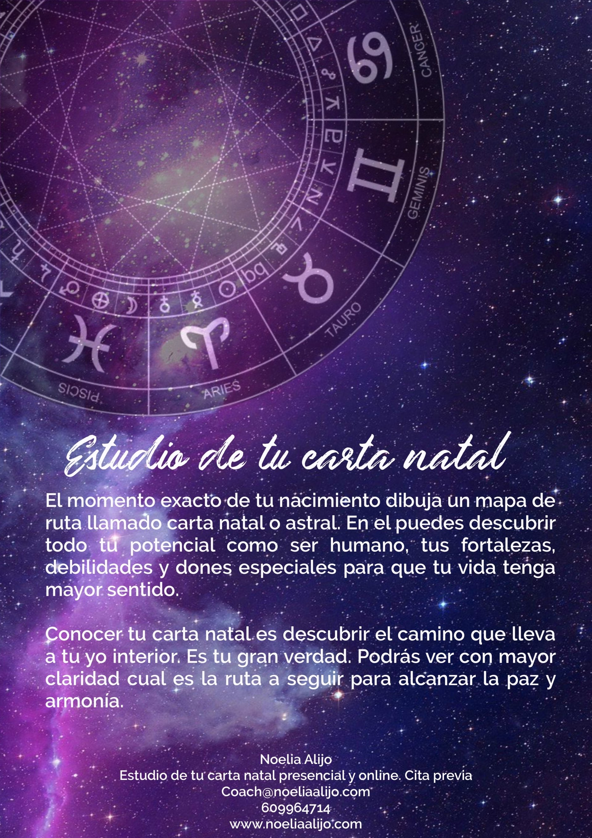 Estudio de tu carta natal