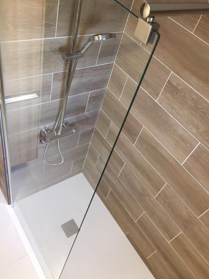 Douche mosaïque