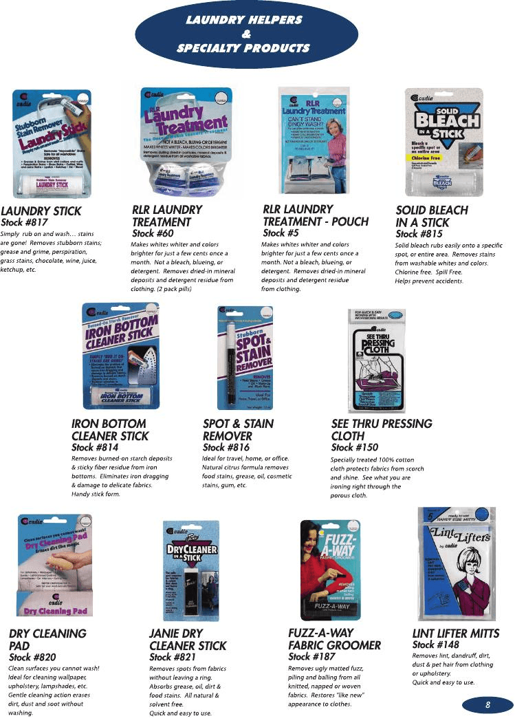 Laundry & Specialty Products