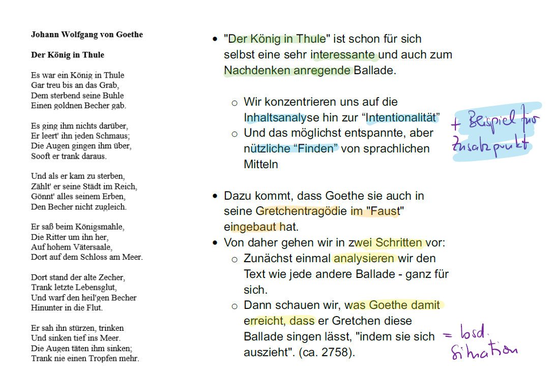 Der König Von Thule Ballade Text