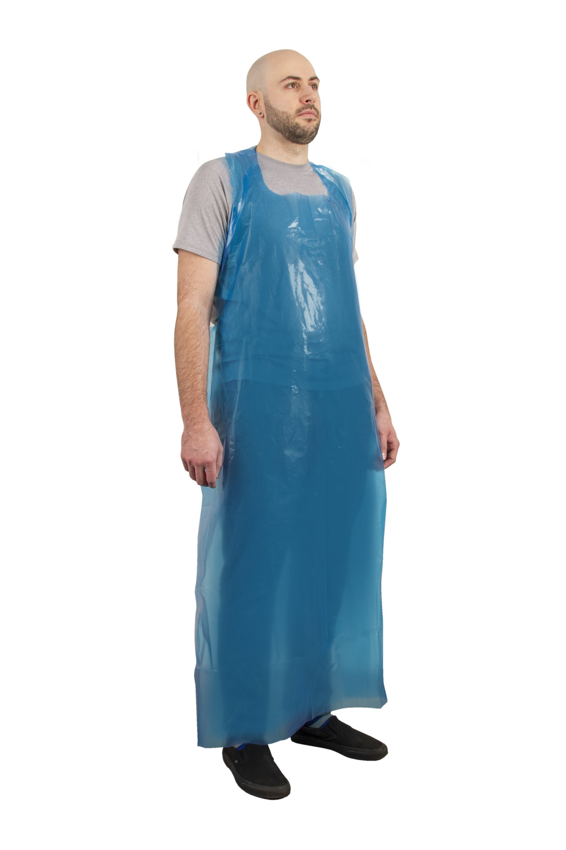 Blue 38" x 60" Poly Aprons
