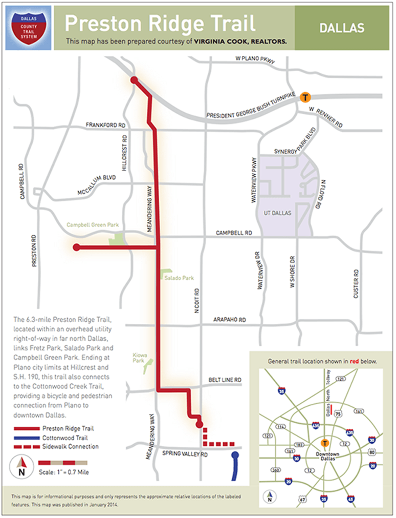 MultiUse Trail Dallas, TX Friends of Preston Ridge Trail
