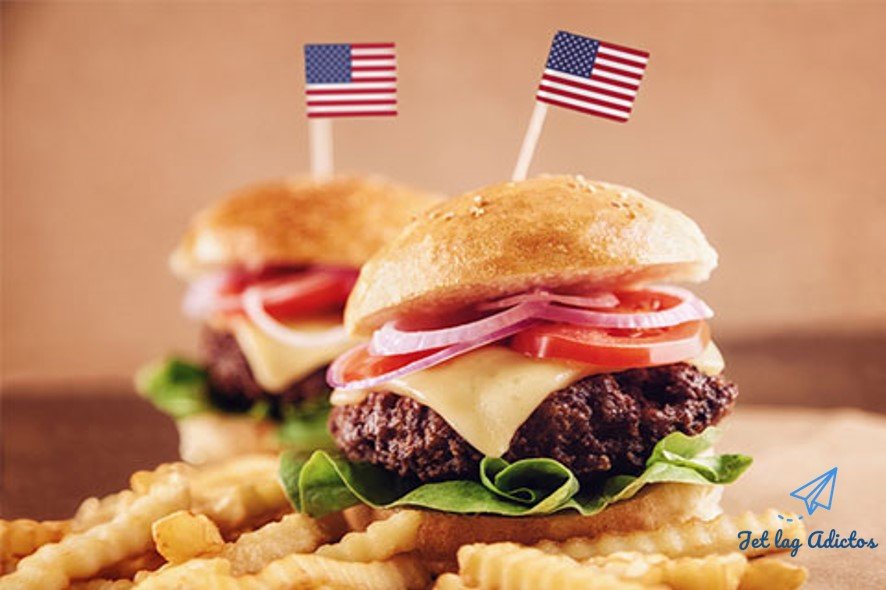 american food presentation