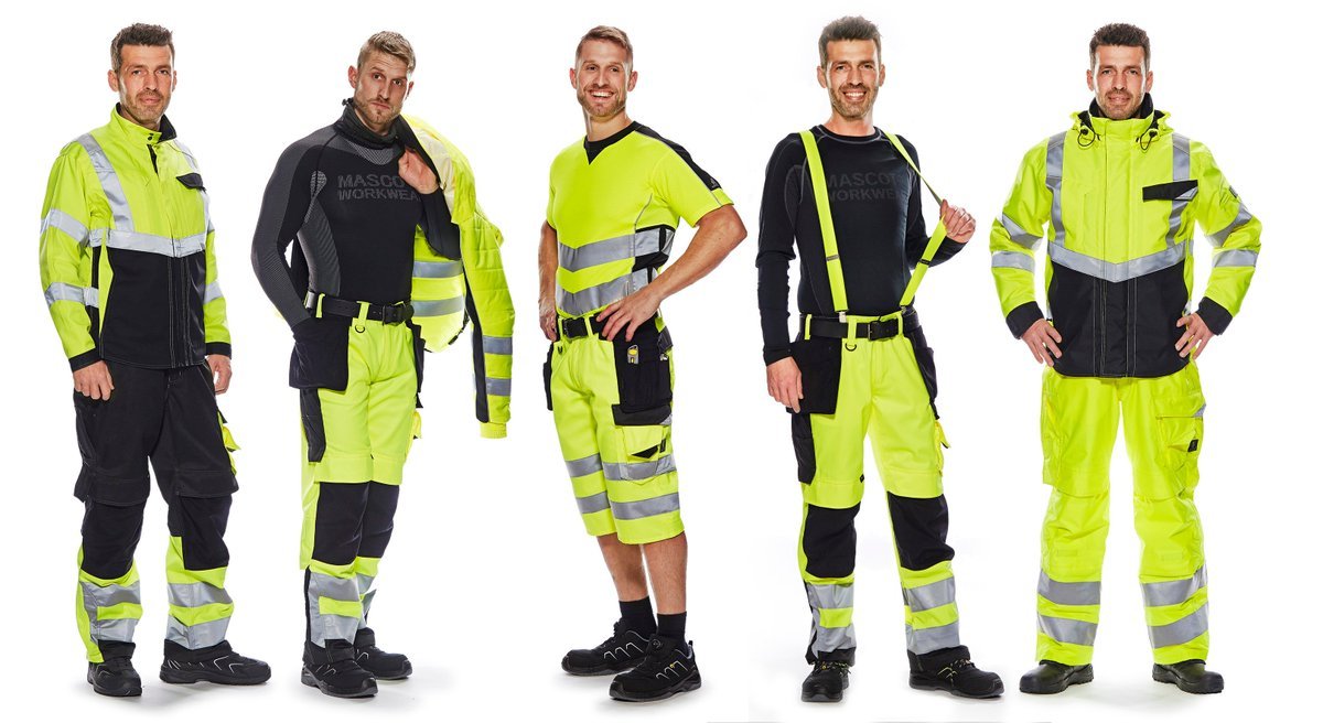 Pantaloni Da Lavoro Alta Visibilita Pantaloncini Da Lavoro Bermuda Uomo - Grigio, Nero, Arancione, Taglie S-XXXL, In Tessuto Misto Bermuda Lavoro Grigio Nero Arancione - Foto 11