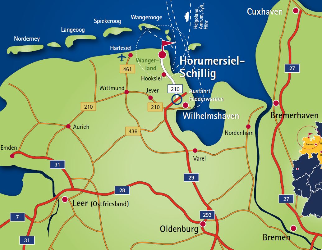 Lage des ferienhauses