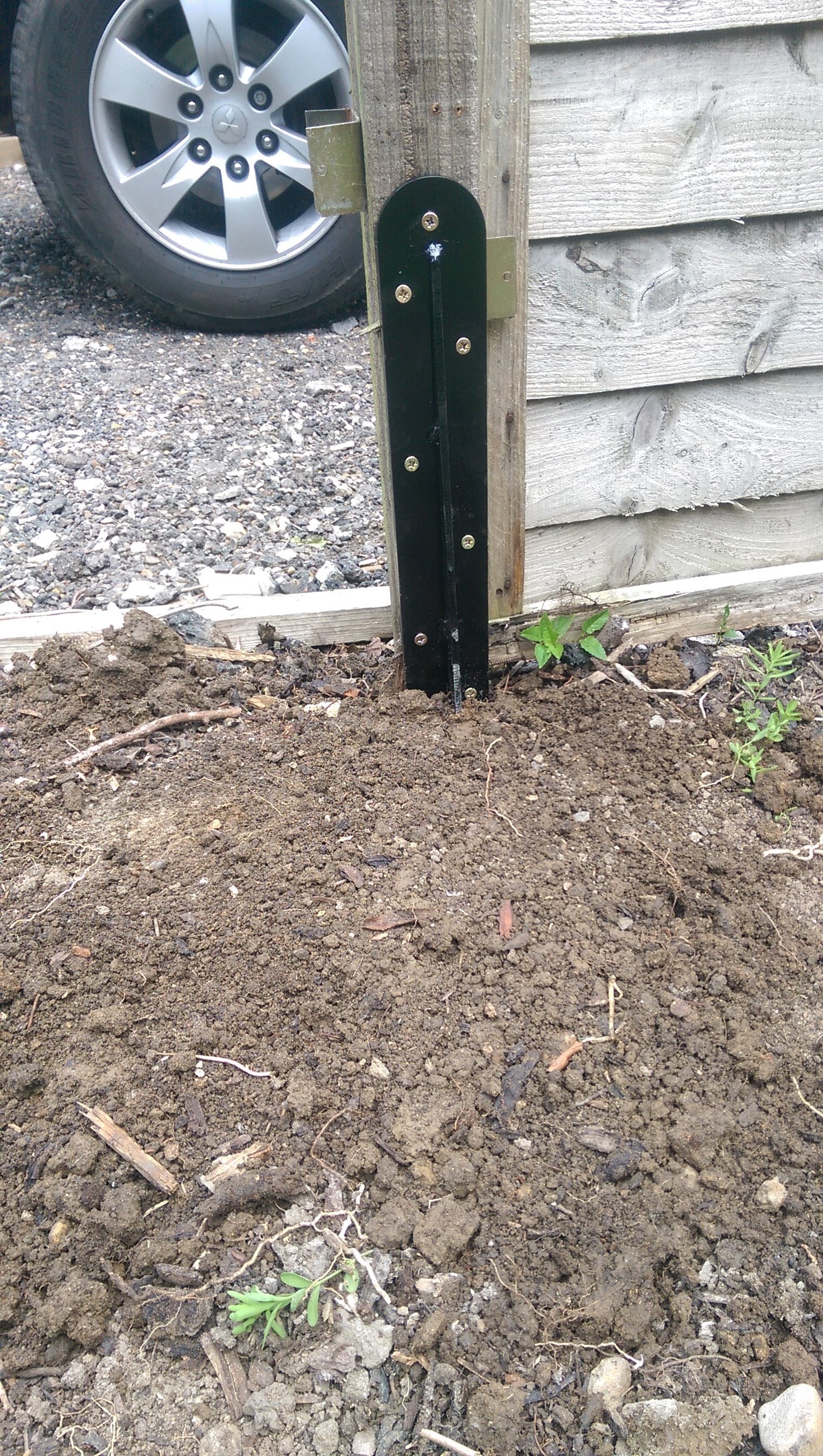 RSL Engineering Excavator Attachments Fence Post Spike/Fence Post Support Spikes