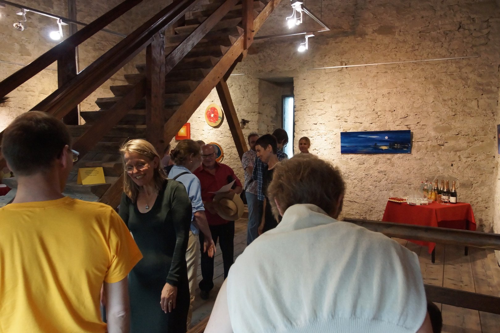 Dr. Eva Rottmann (Dozentin und Malerin) Ausstellung