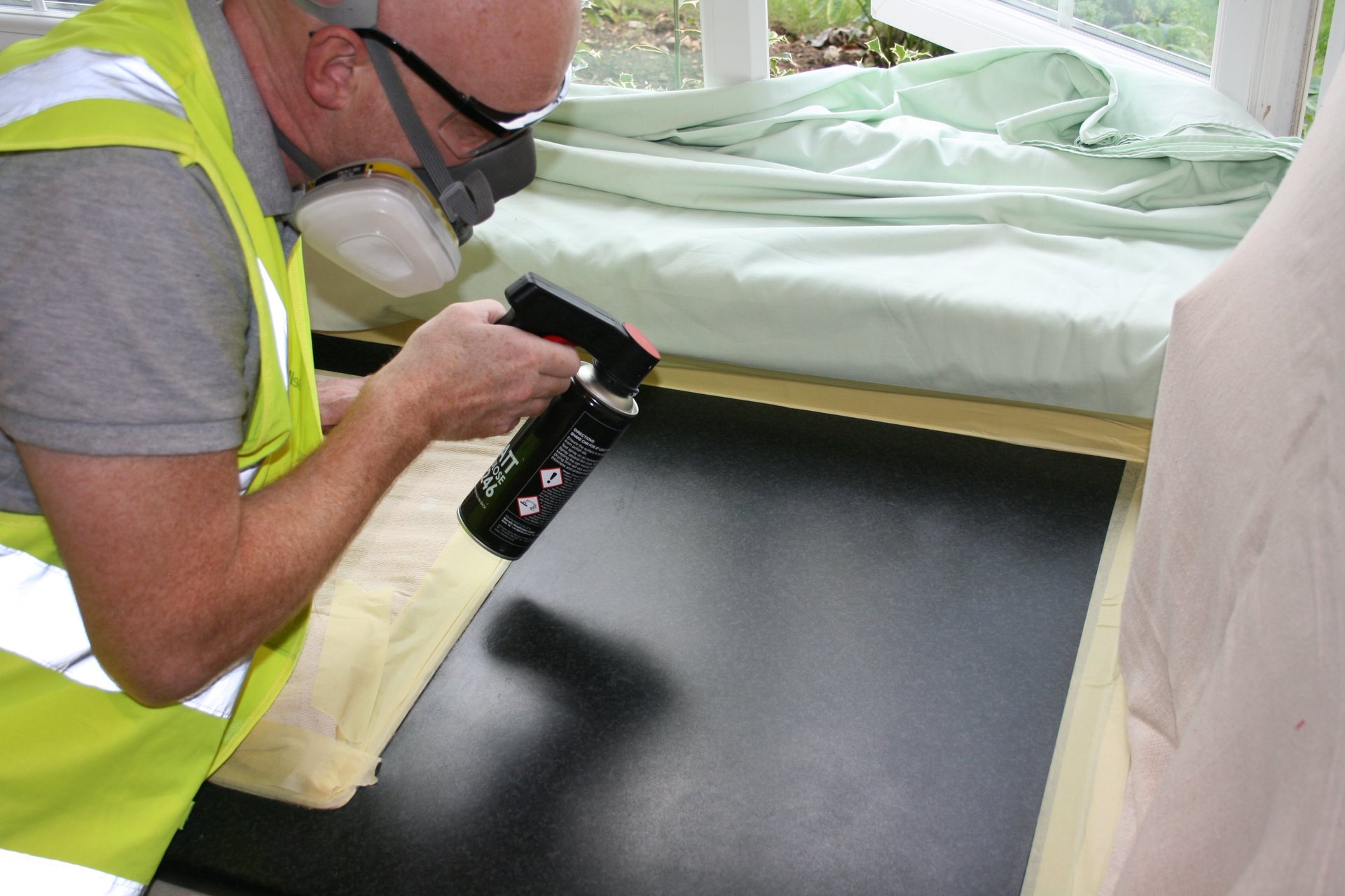 A cost effective repair solution to damaged surfaces.