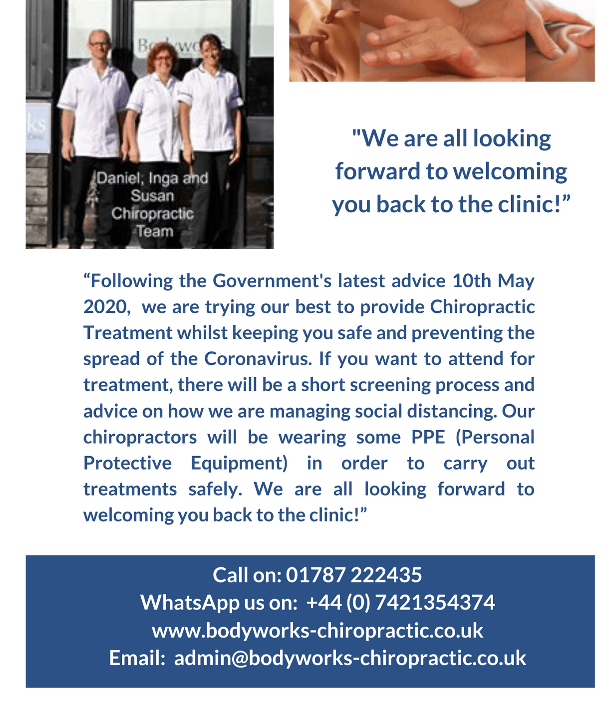 Bodyworks Chiropractic Clinic The Whole Body Approach