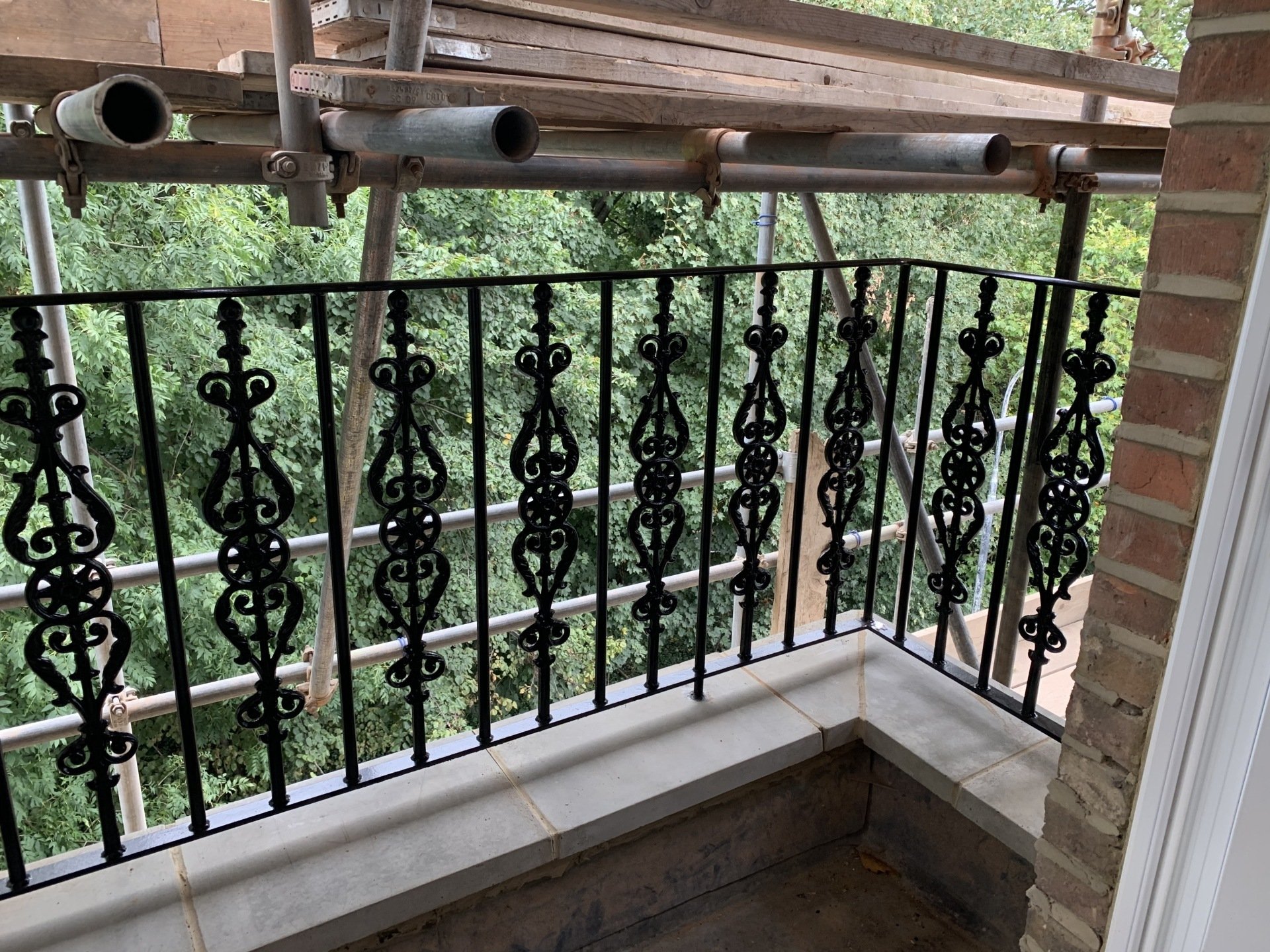 Roof terrace railings supplied and installed designed