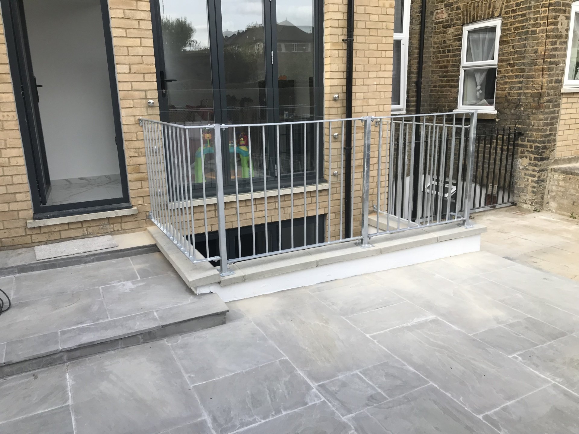 Roof terrace railings supplied and installed designed