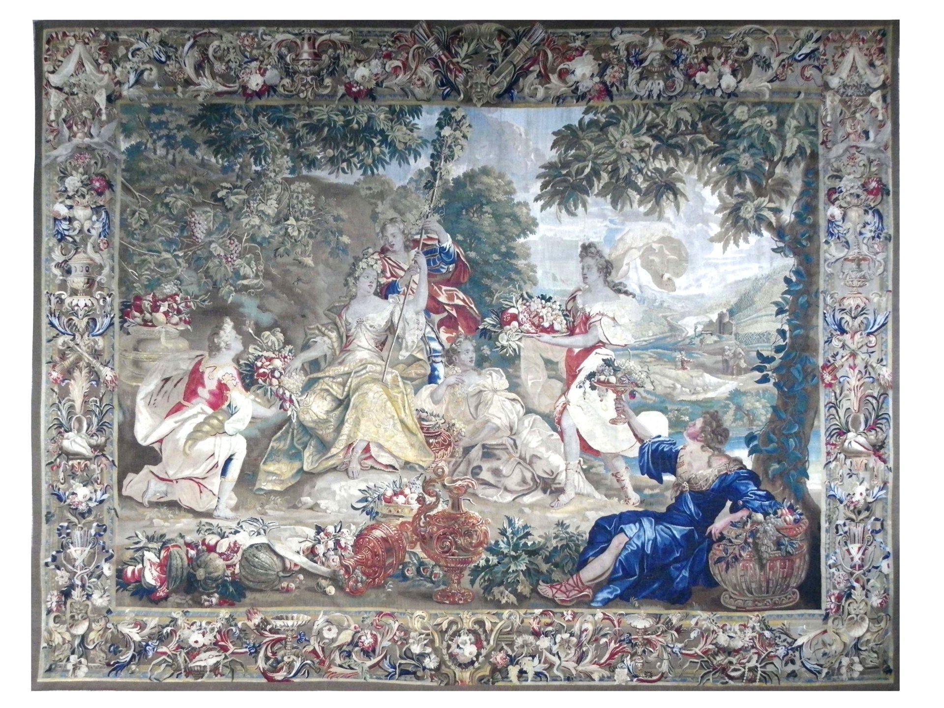 Tapisserie de Bruxelles - Epoque 17e - Dim:455x310 Tapisserie de Bruxelles - Epoque 17e - Dim:455x310