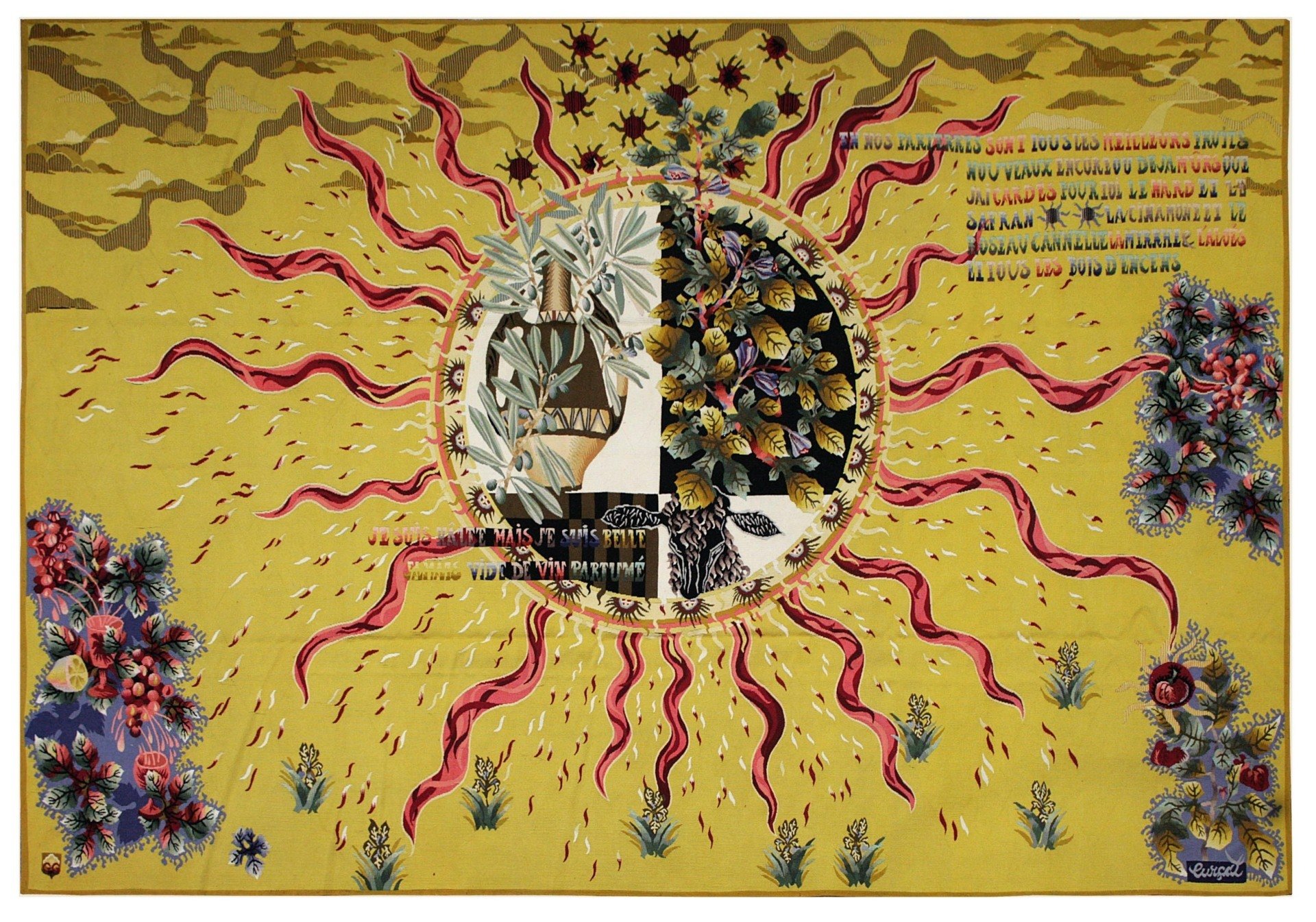 Tapisserie contemporaine atelier Pinton carton Maurice André