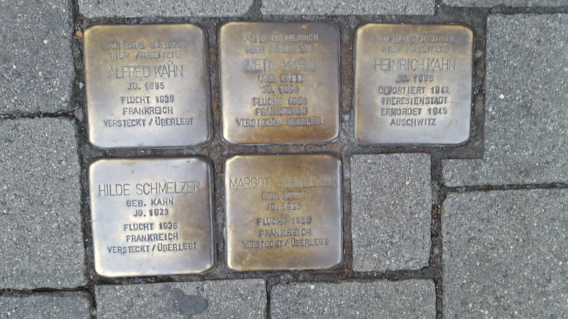 Stolpersteine erzählen
