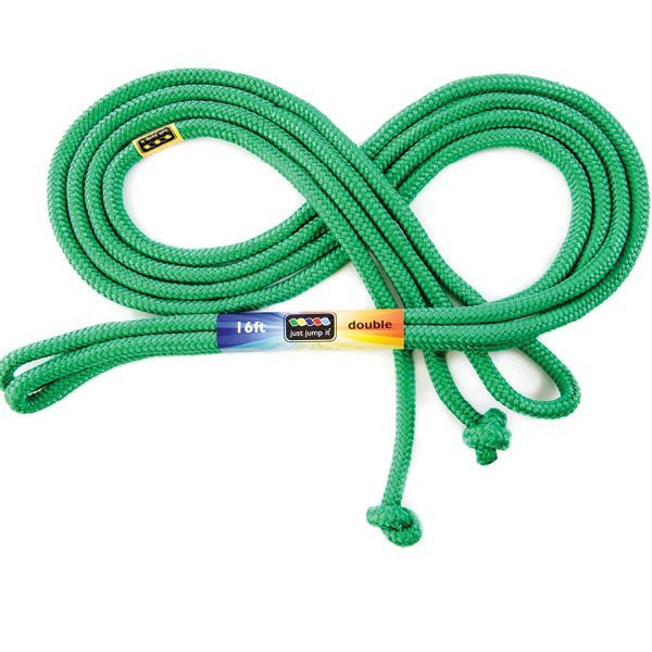 Just Jump It Toys: 16 foot Double Dutch Jump Rope - Black Confetti C16BK