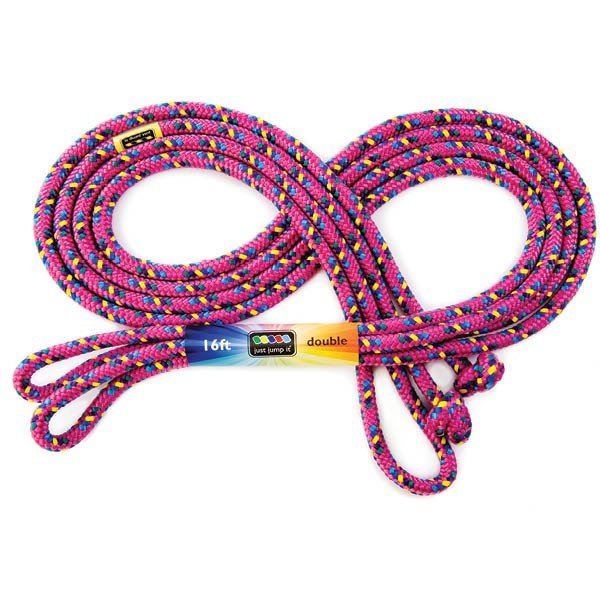 Just Jump It Toys: 16 foot Double Dutch Jump Rope - Purple Confetti C16PR