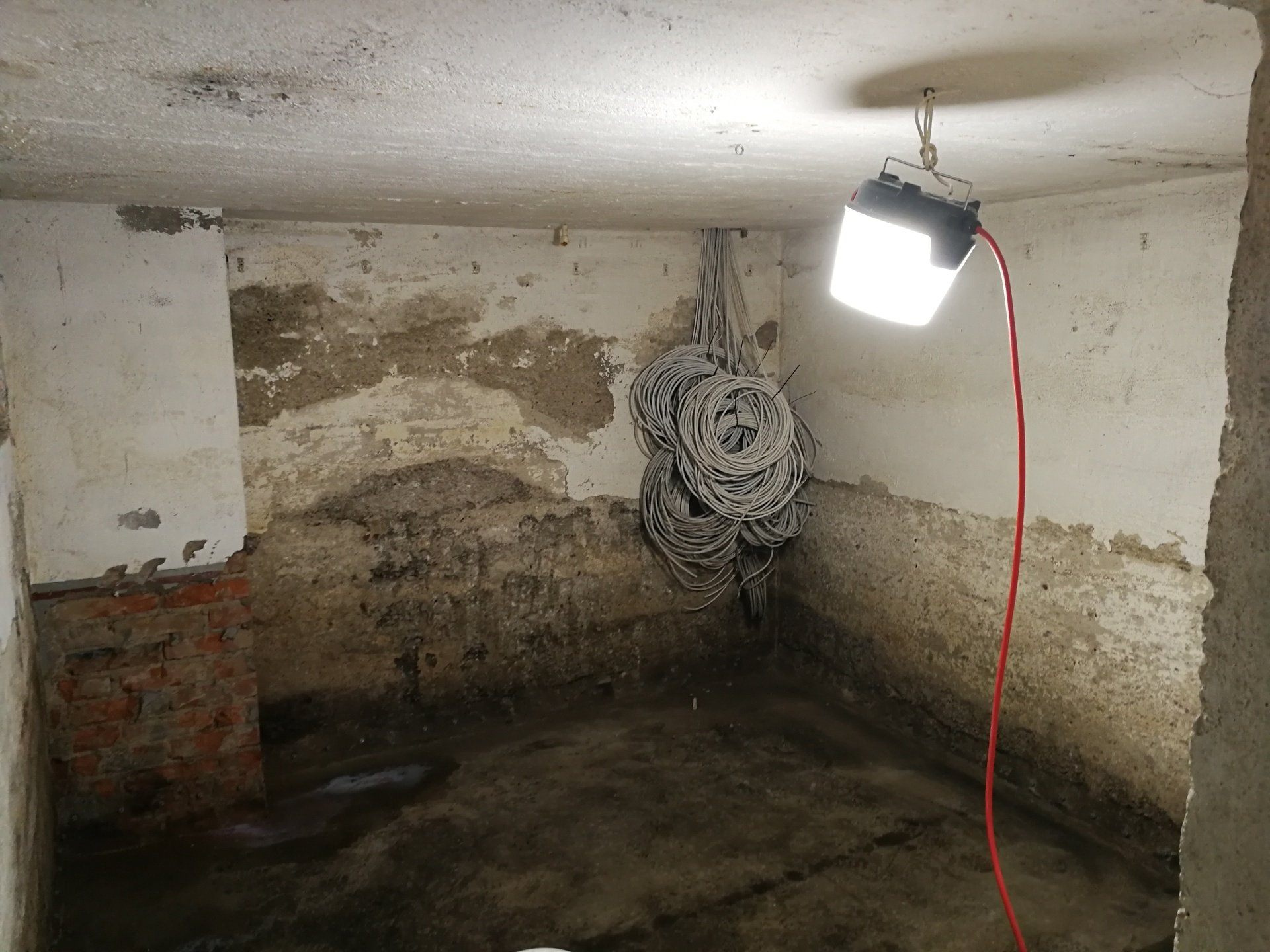 Schimmel, feuchte Wände abdichten, Keller trocknen