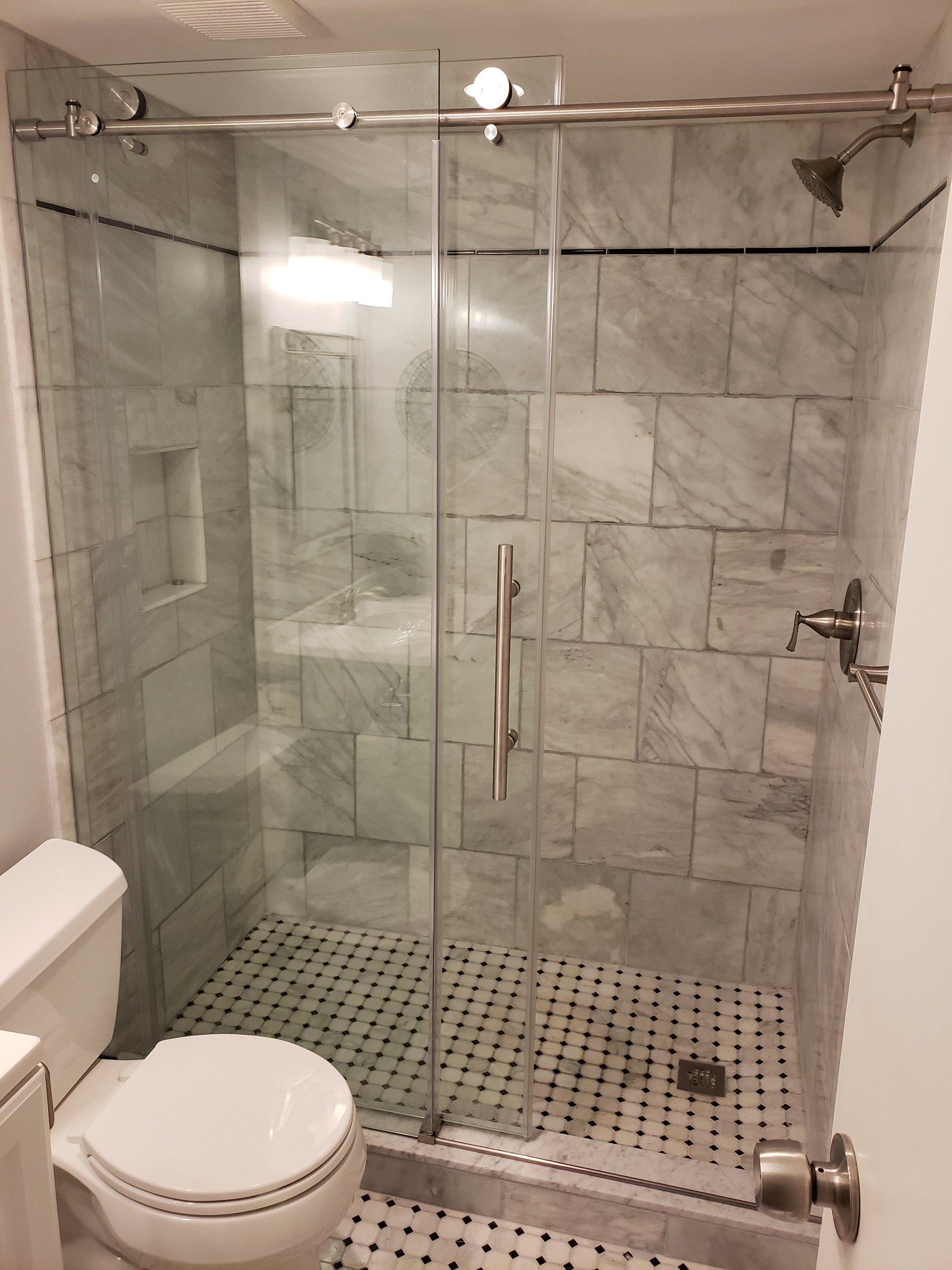 New Shower Door Installation In Jenkintown