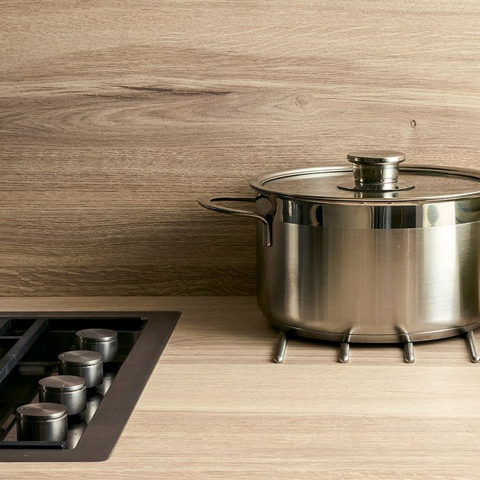 Top Cucina In Laminato HPL Travertino - 38x2050x600 Mm, Truciolare Idrorepellente, Per Piano Cottura - Foto 9