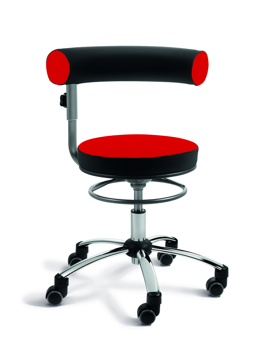 Küchenarbeitsstuhl mit Rollen