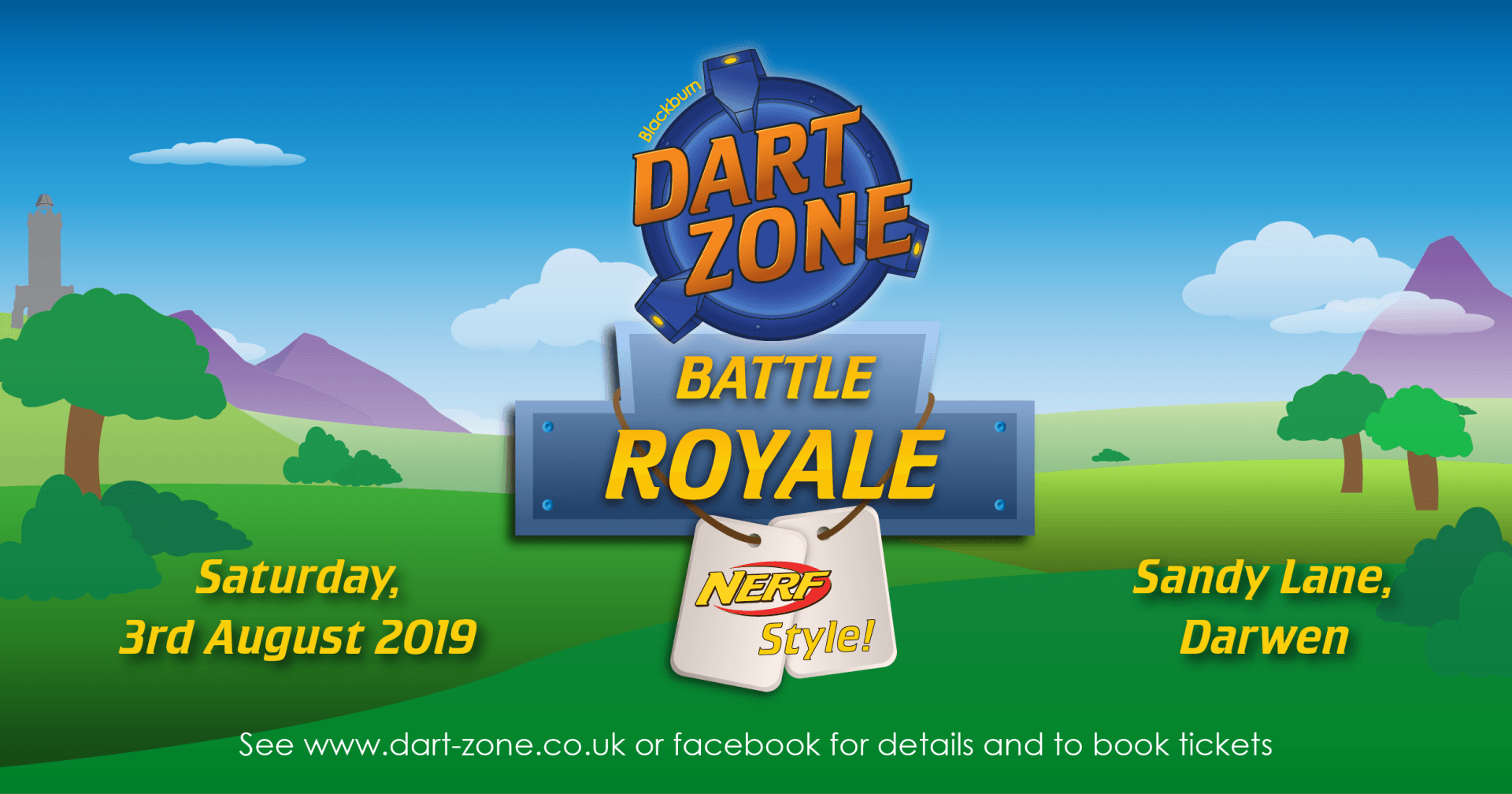 Things to do with kids Indoor Nerf play centre in Blackburn