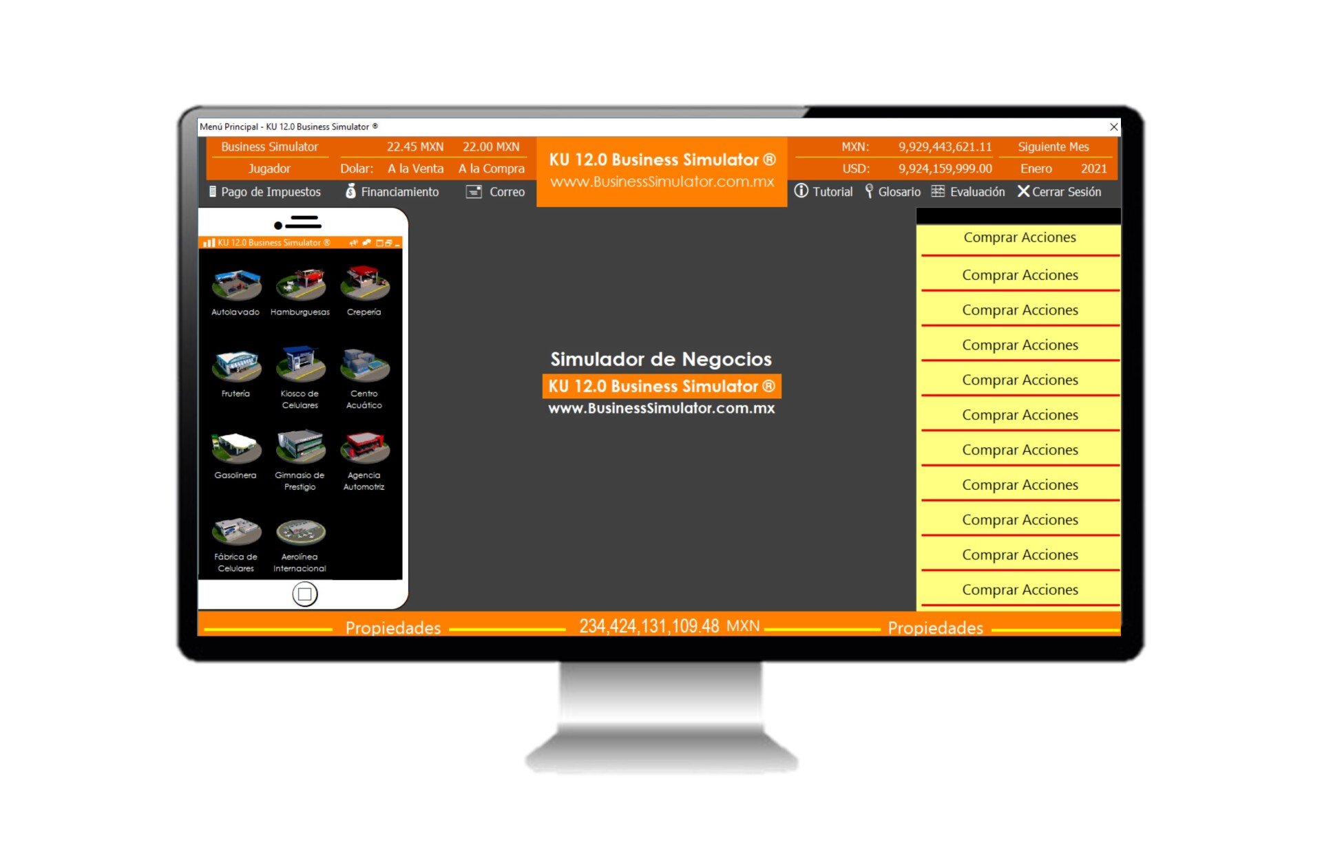 KU 12.0 Business Simulator ® | Simulador de Negocios