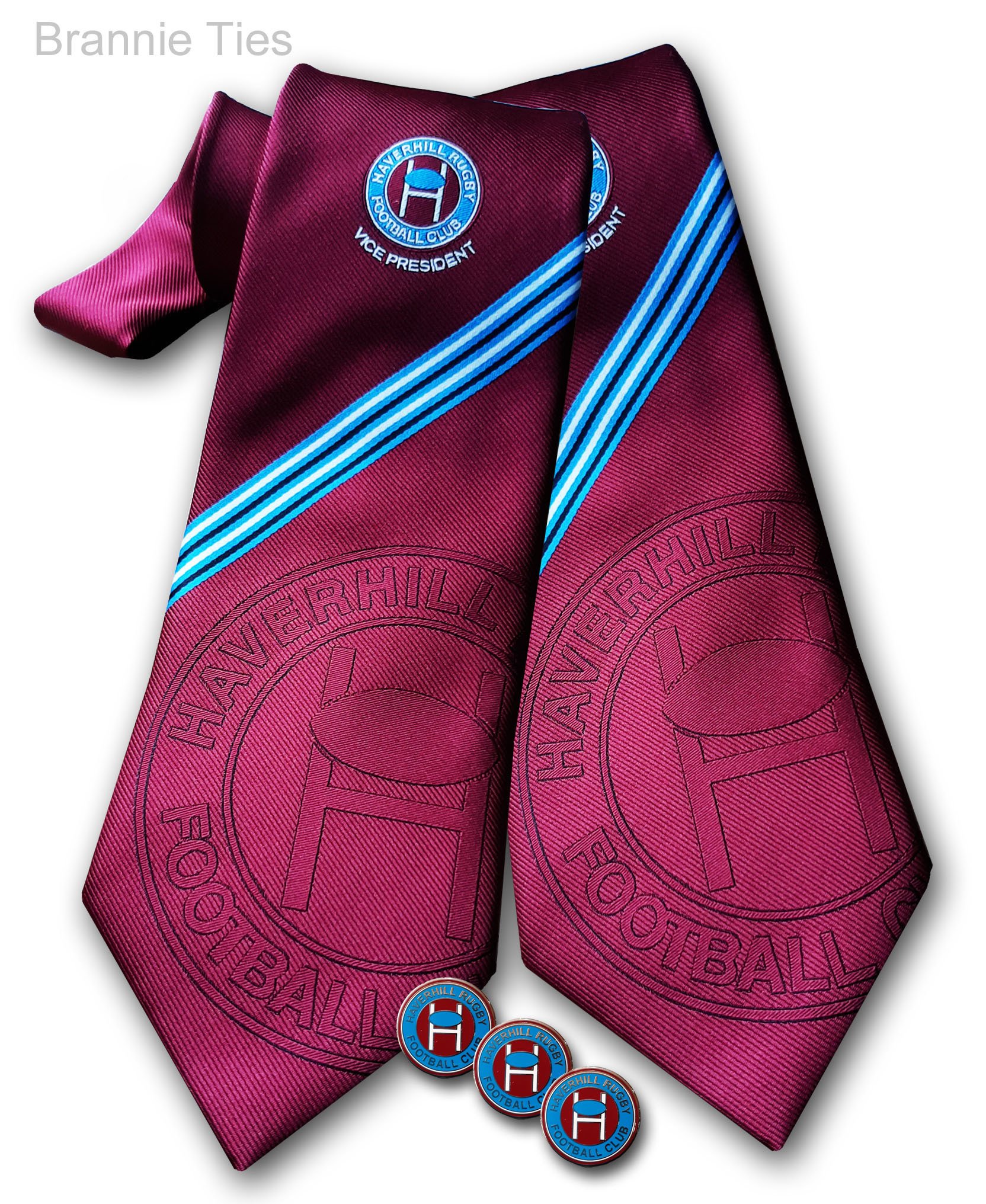 woven club ties