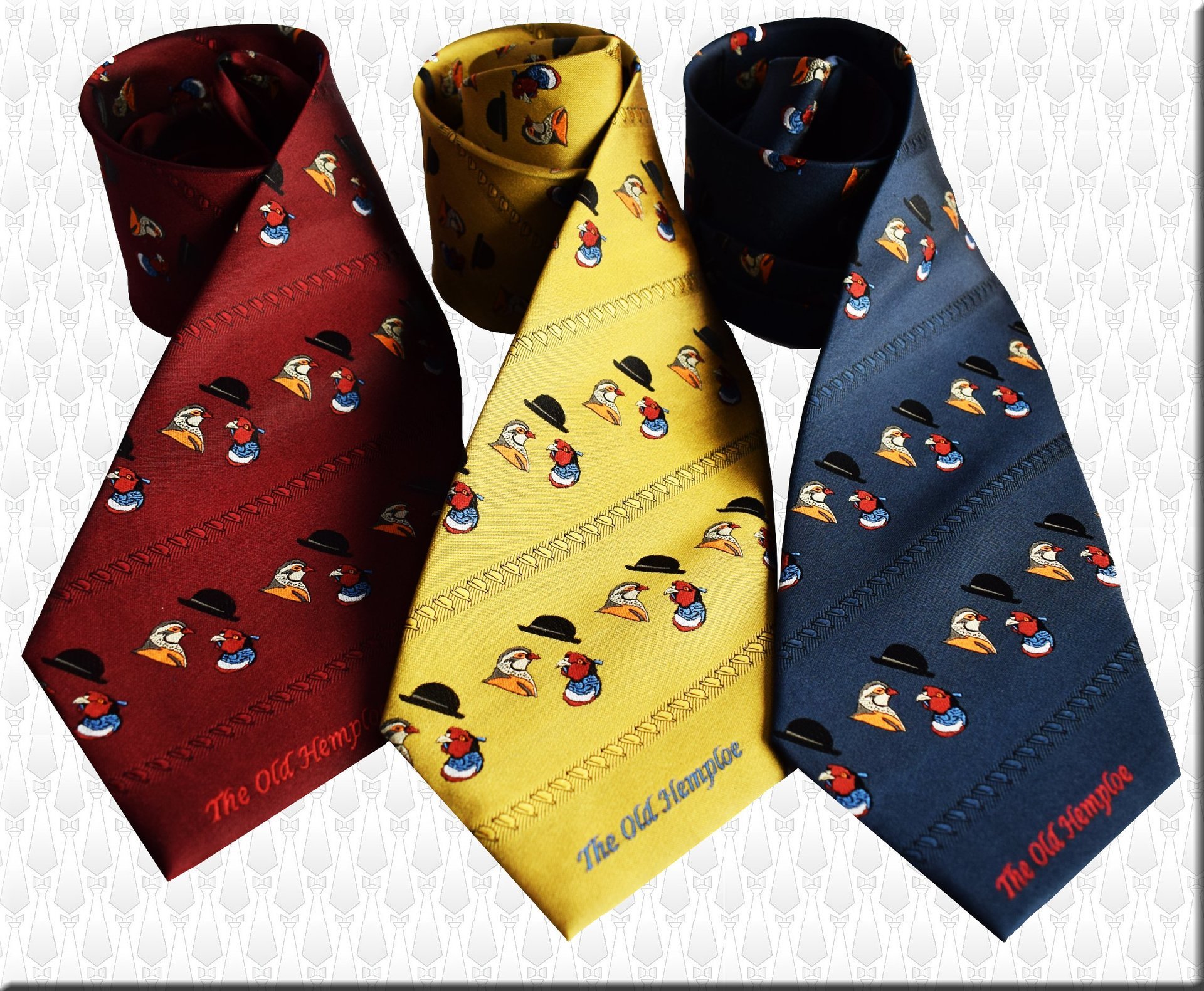 Sports club ties, football club ties, min qty 25pcs