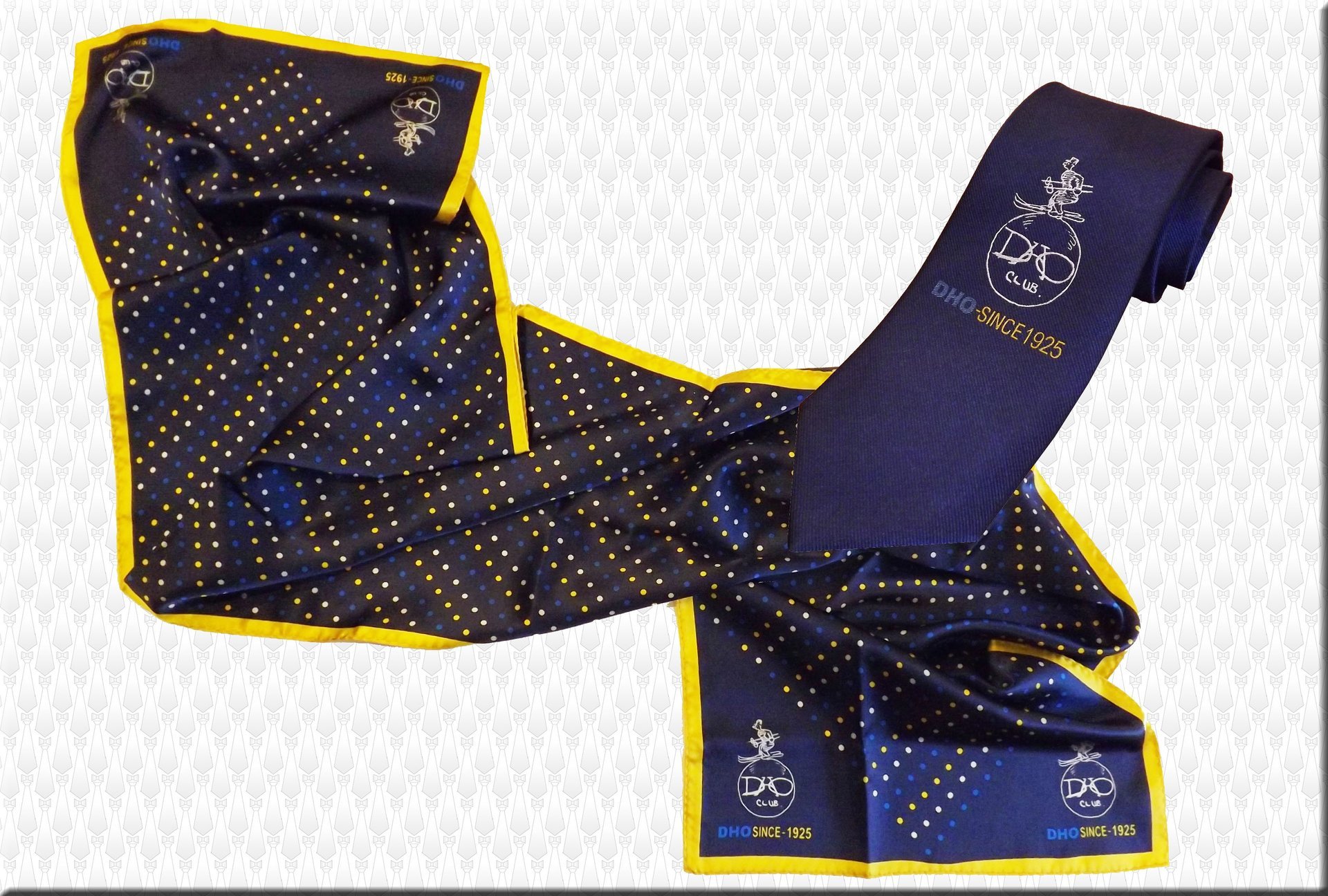 Sports club ties, football club ties, min qty 25pcs