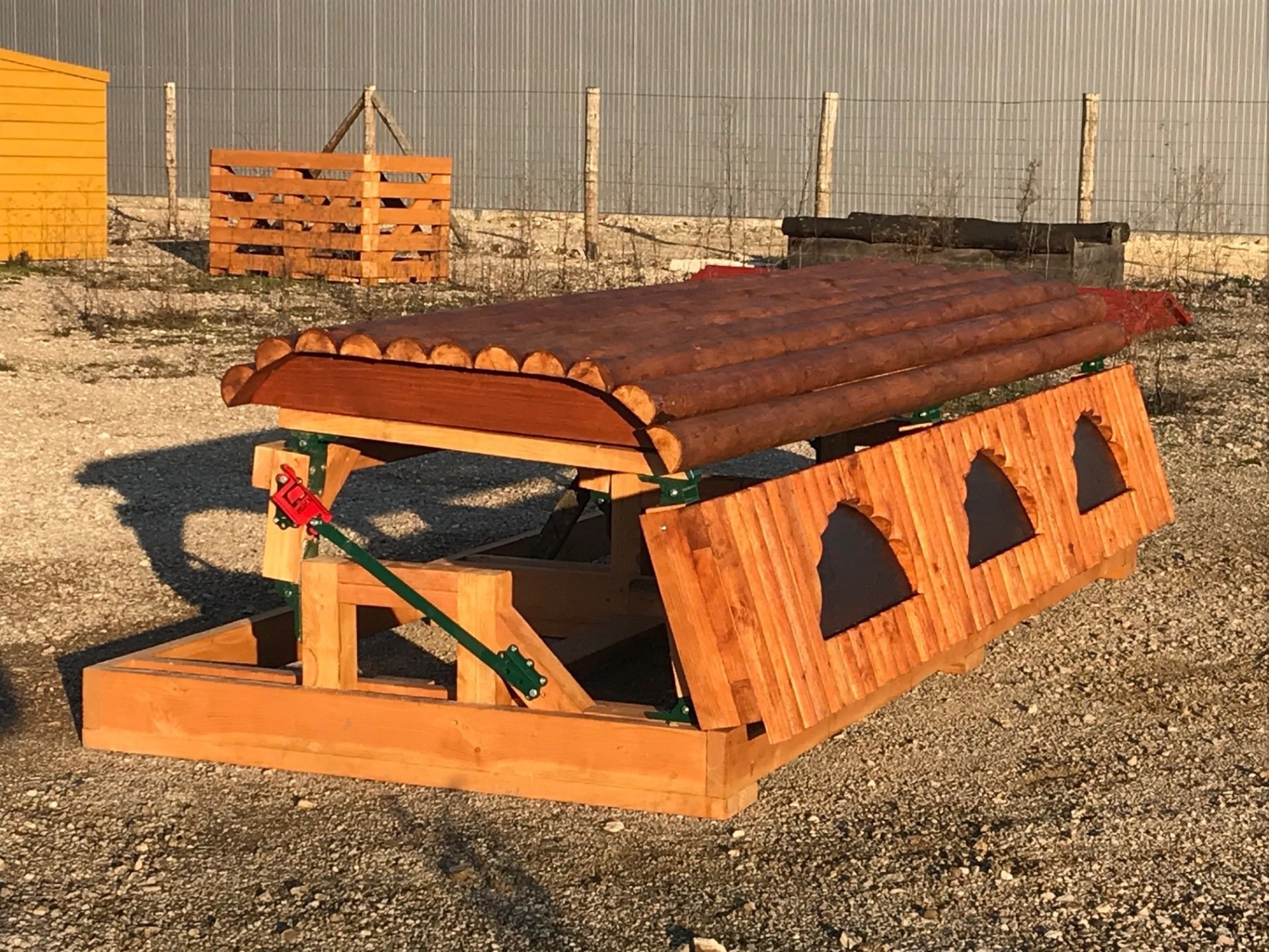 Tranchée Et Obstacles AMF Life Pour Chevaux - PVC Allemand, Longueurs 1m à 3m, Roulable Ou Fixe