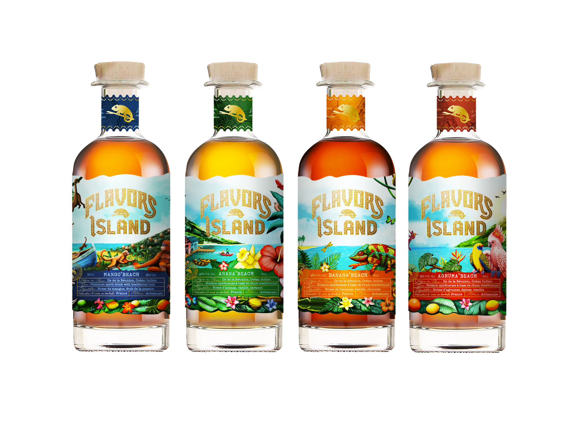 Flavors Island Rum Family