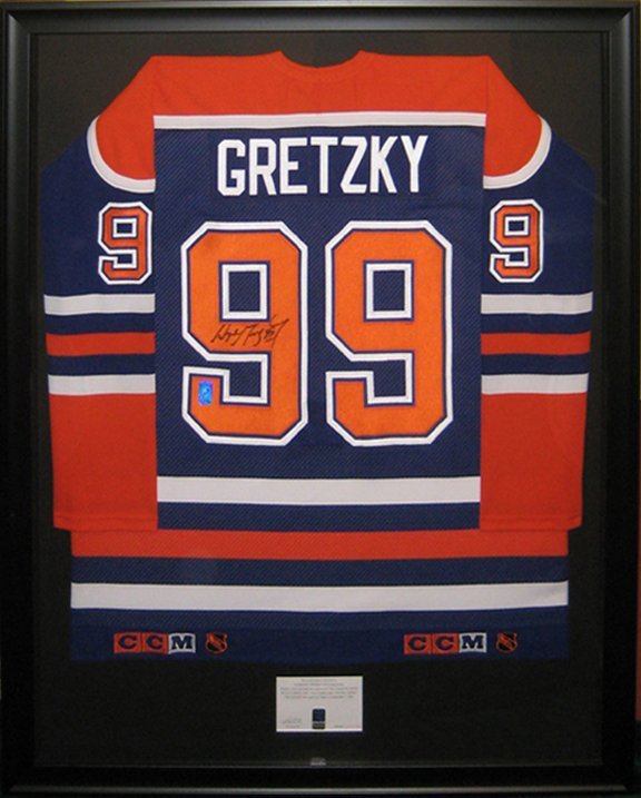 Shadow Box Wayne Gretzky Hockey Jersey 1