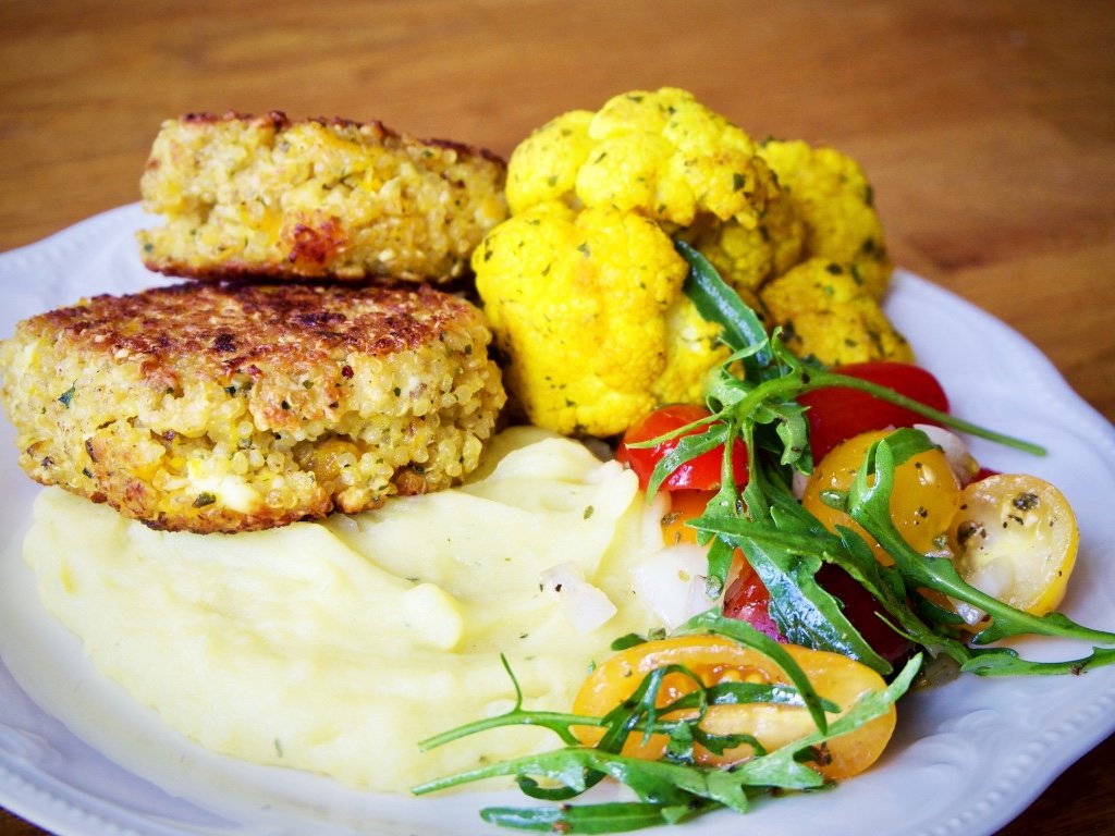 Quinoa Kürbis Patties