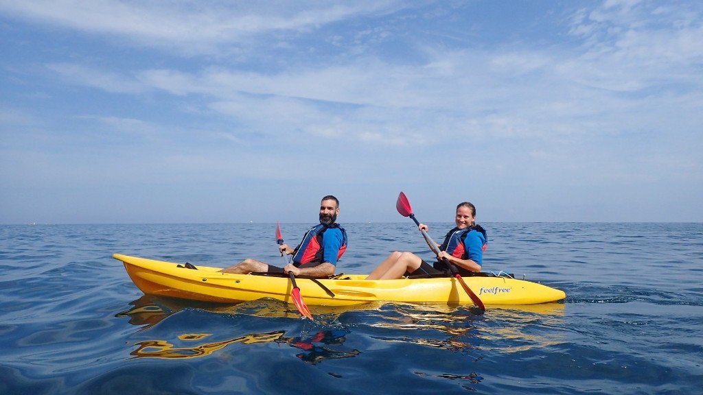 Kayak Javea Excursiones en kayak a la Cova Tallada y playa granadella