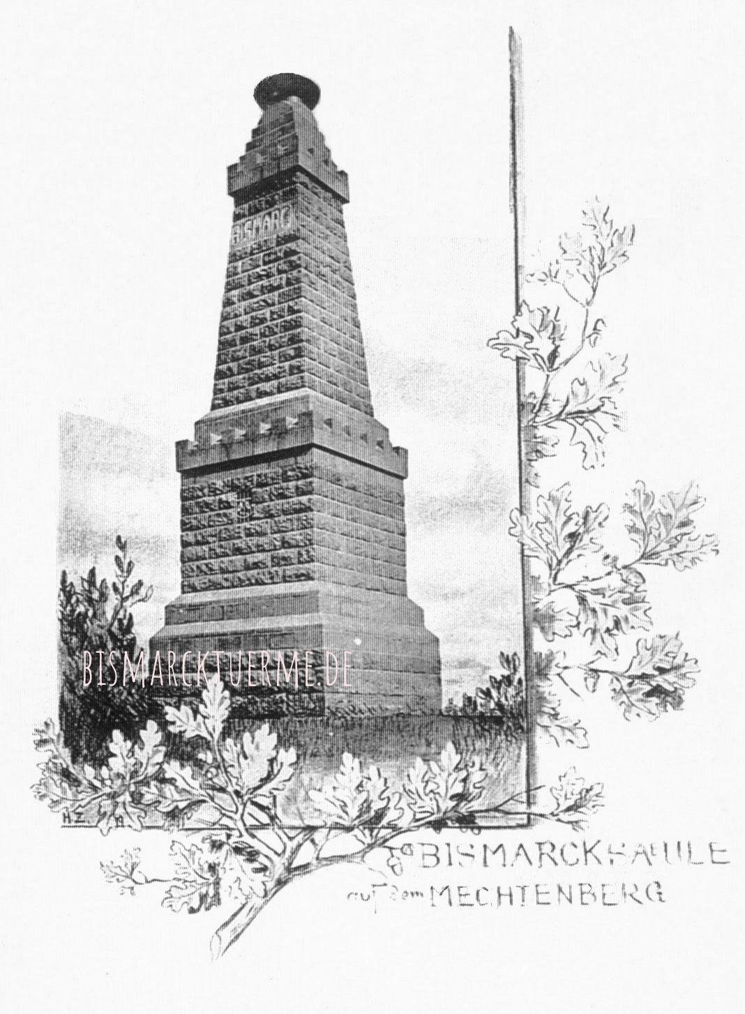 Der Bismarckturm in Essen