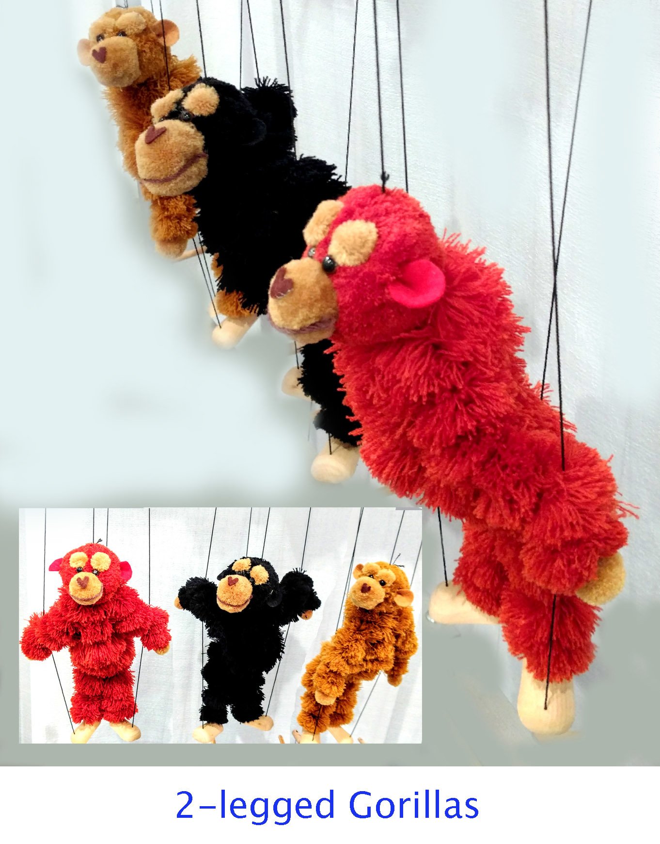 2legged yarn puppets