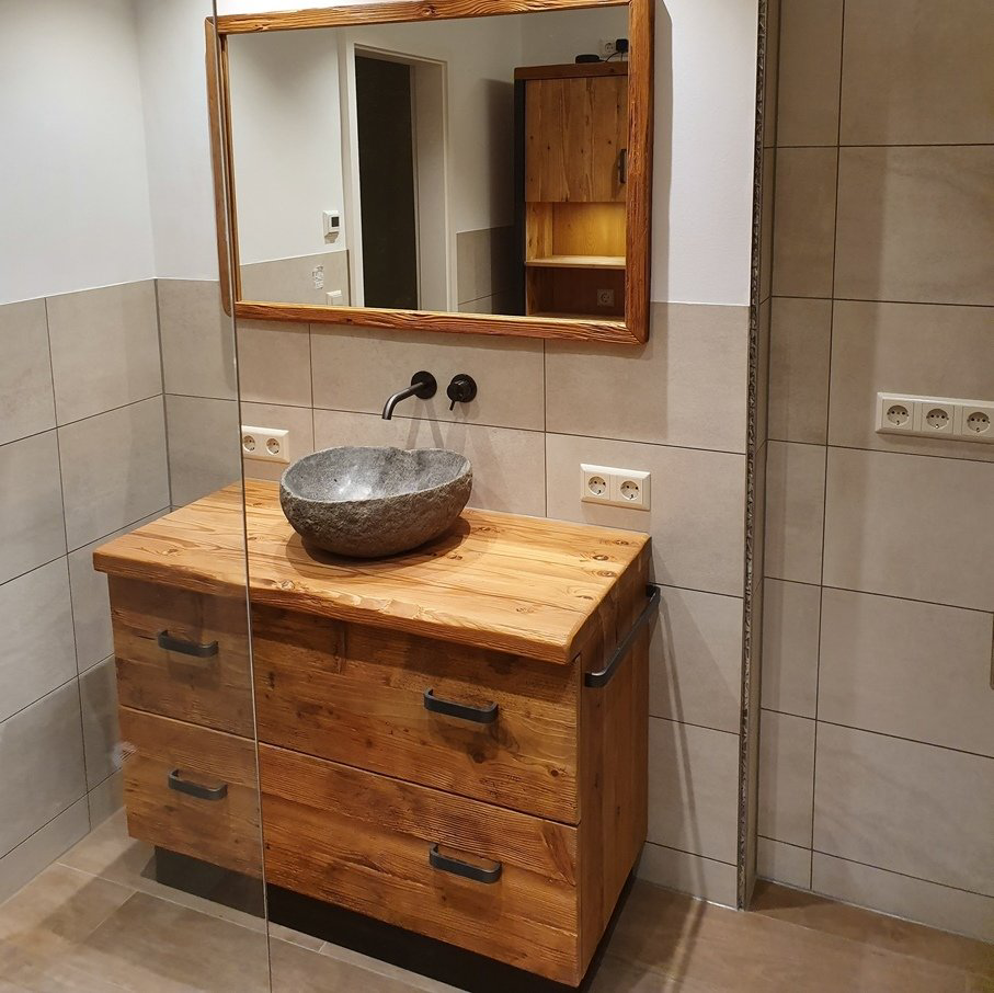 Waschtisch 3 | Massivholzmöbel aus Altholz von woodesign