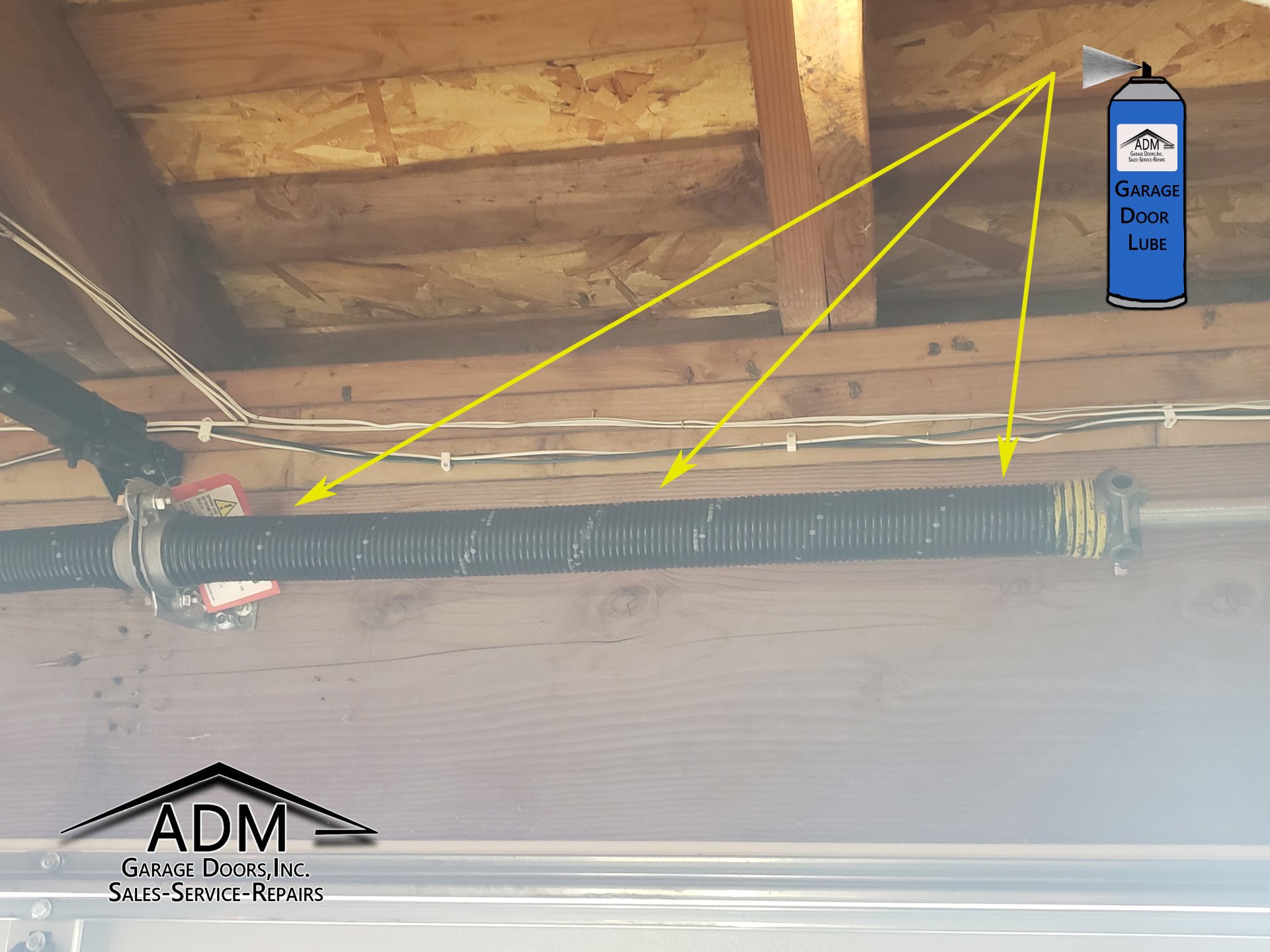 Instructions On How to Lubricate a NonInsulated Garage Door