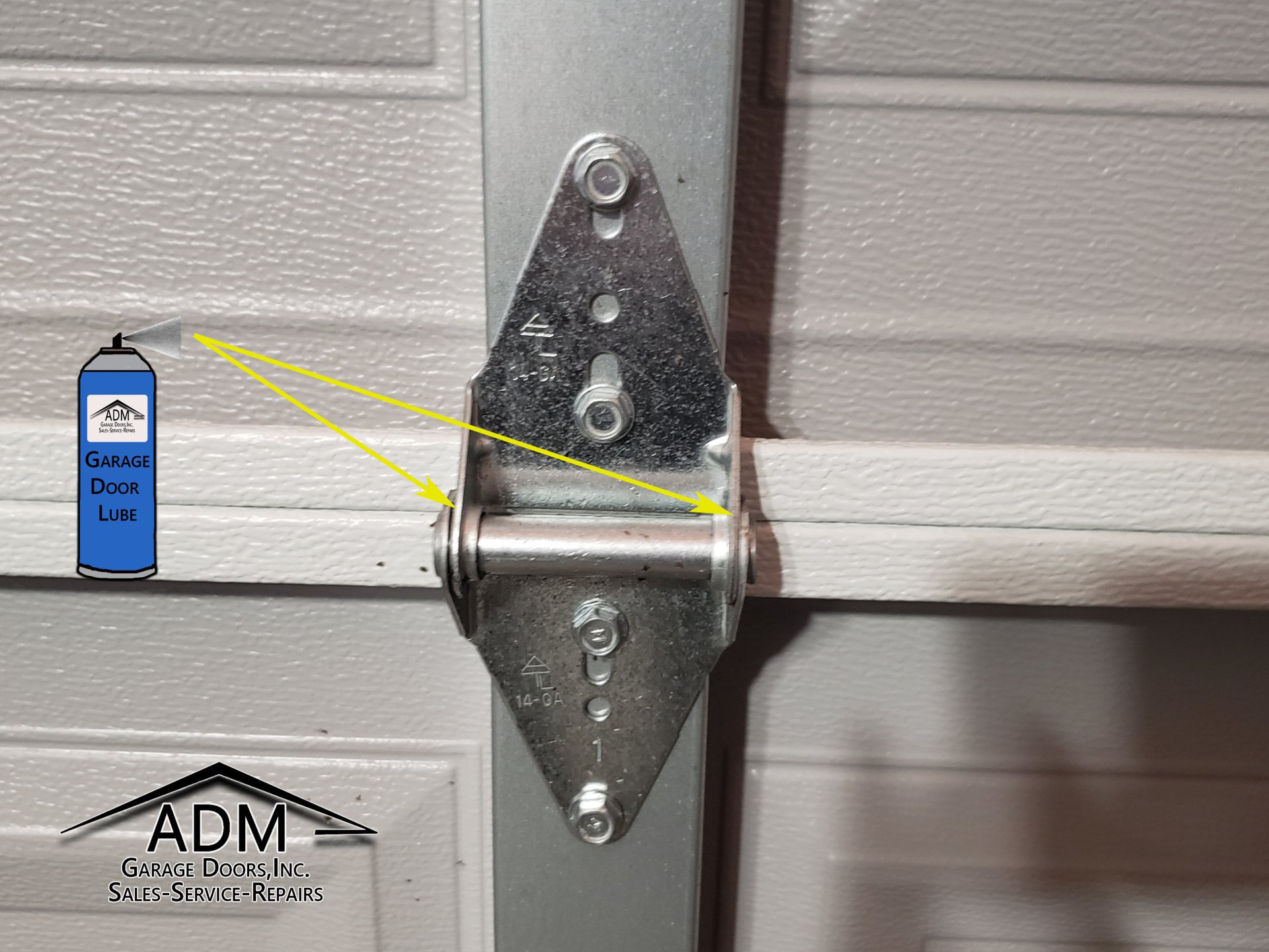 Instructions On How to Lubricate a NonInsulated Garage Door