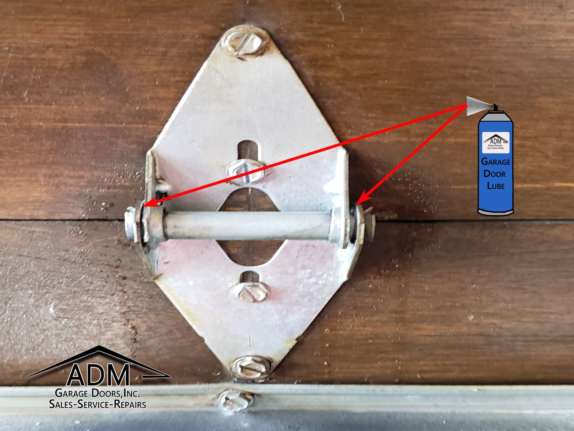 How to Lubricate Instructions for Wood Carriage Garage Door