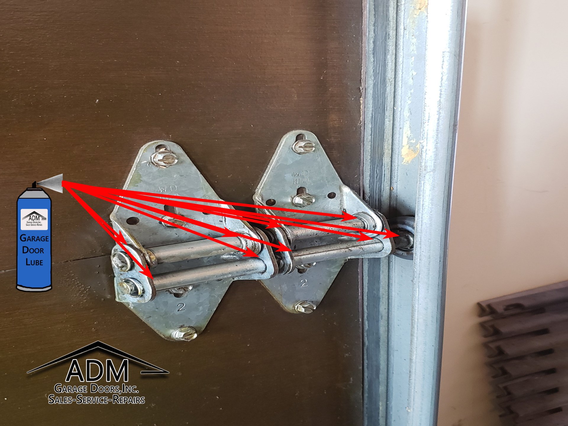 How to Lubricate Instructions for Wood Carriage Garage Door