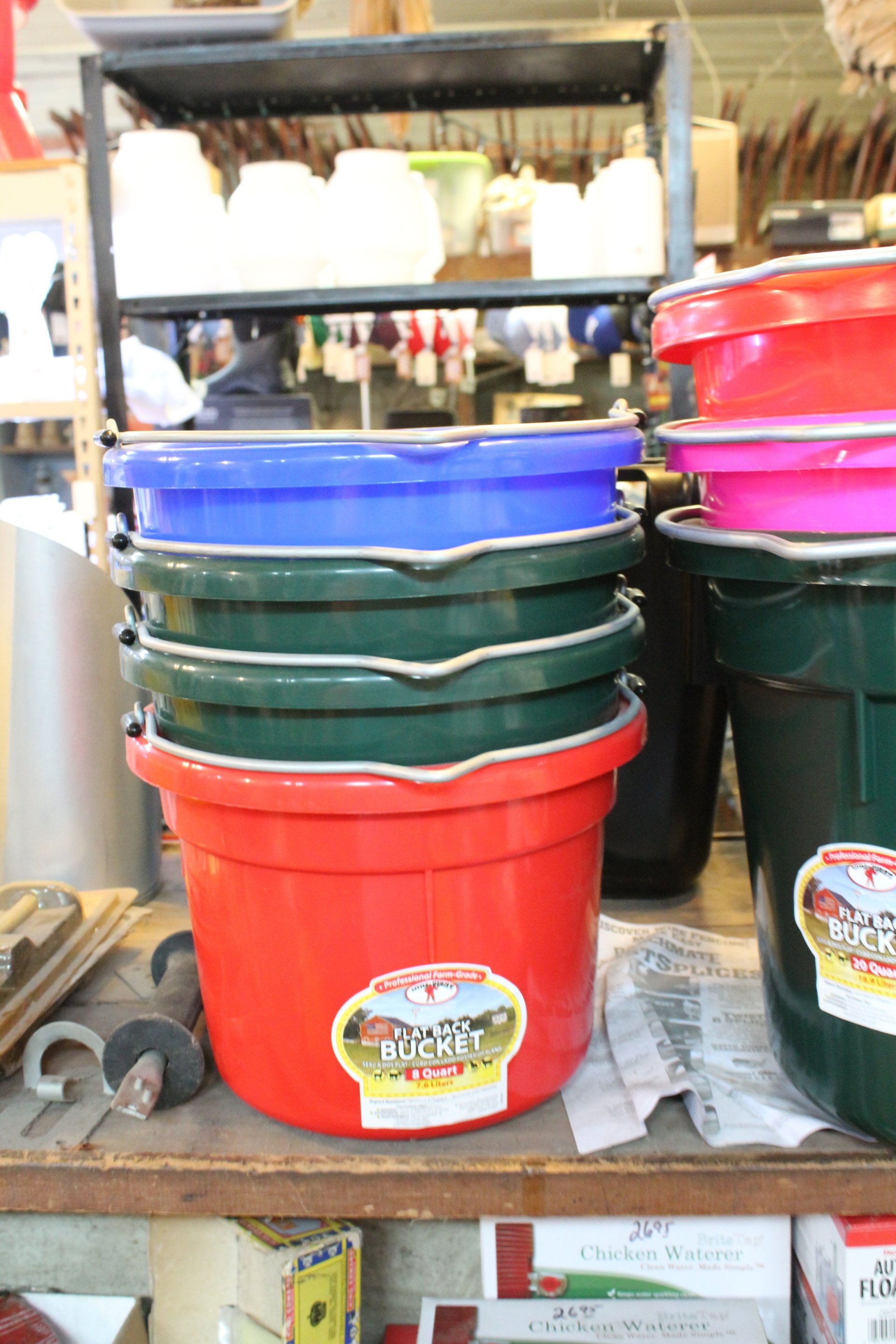 Buckets, Scoops and Bins